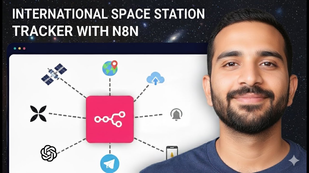 Automate Real-Time International Space Station View pass Alerts near you with n8n | iamvaar