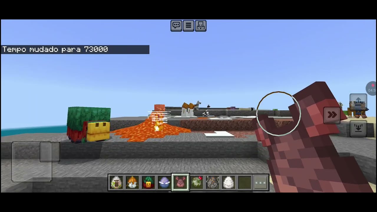 Snow man kill the zombie water 