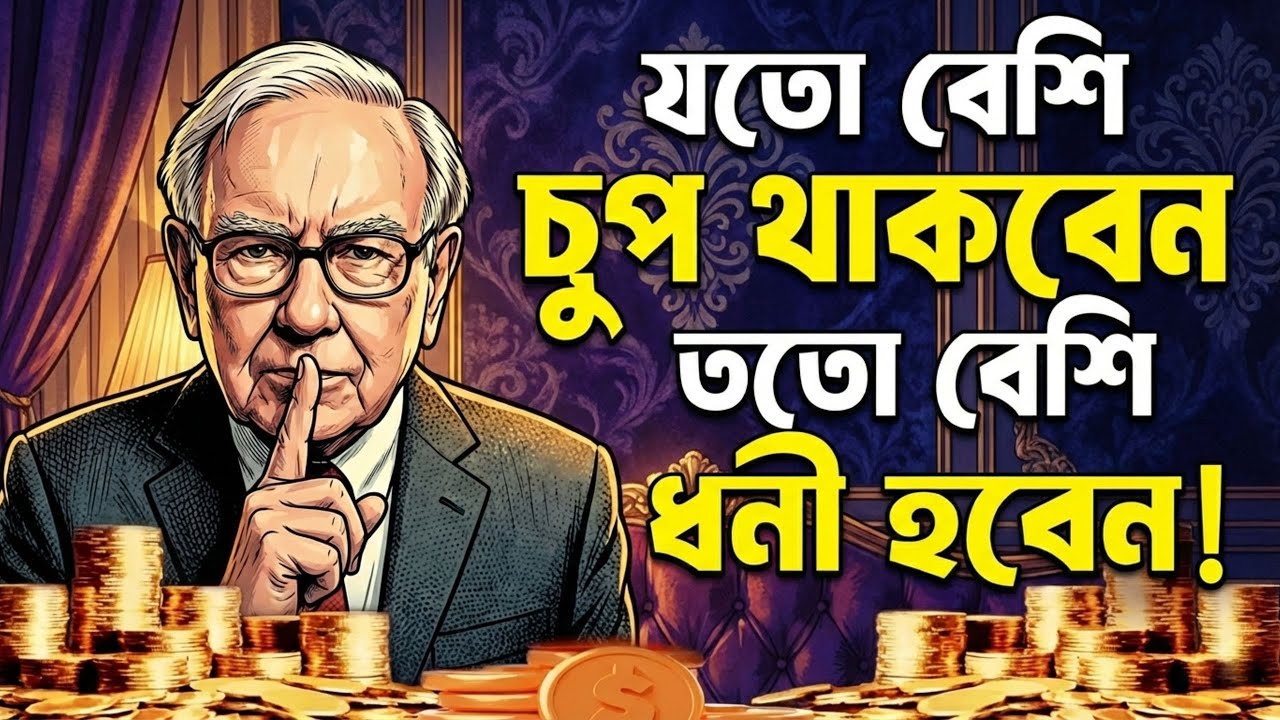 সফল হওয়ার গোপন সূত্র: নীরবতা! Warren Buffett's Rule of Success audioboihaven#warenbuffet#motivation
