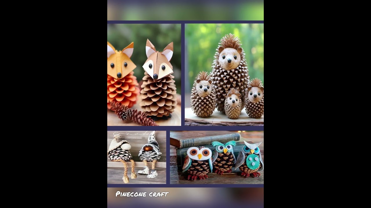 DIY  Pinecone Crafts Ideas for Fall #crafts#homedecor# pine cones crafts ideas