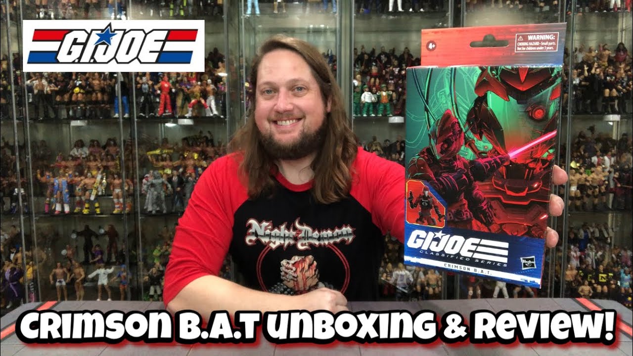 Crimson B.A.T GI JOE Classified Series Unboxing & Review!