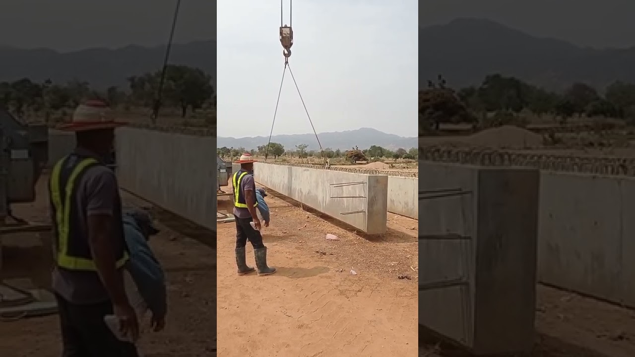 Lifting Beam with Crane | Bridge Construction