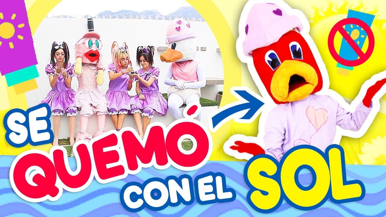 SE QUEMÓ CON EL SOL por no usar Bloqueador!!! | Muñequitas Elizabeth | Vídeos para niños