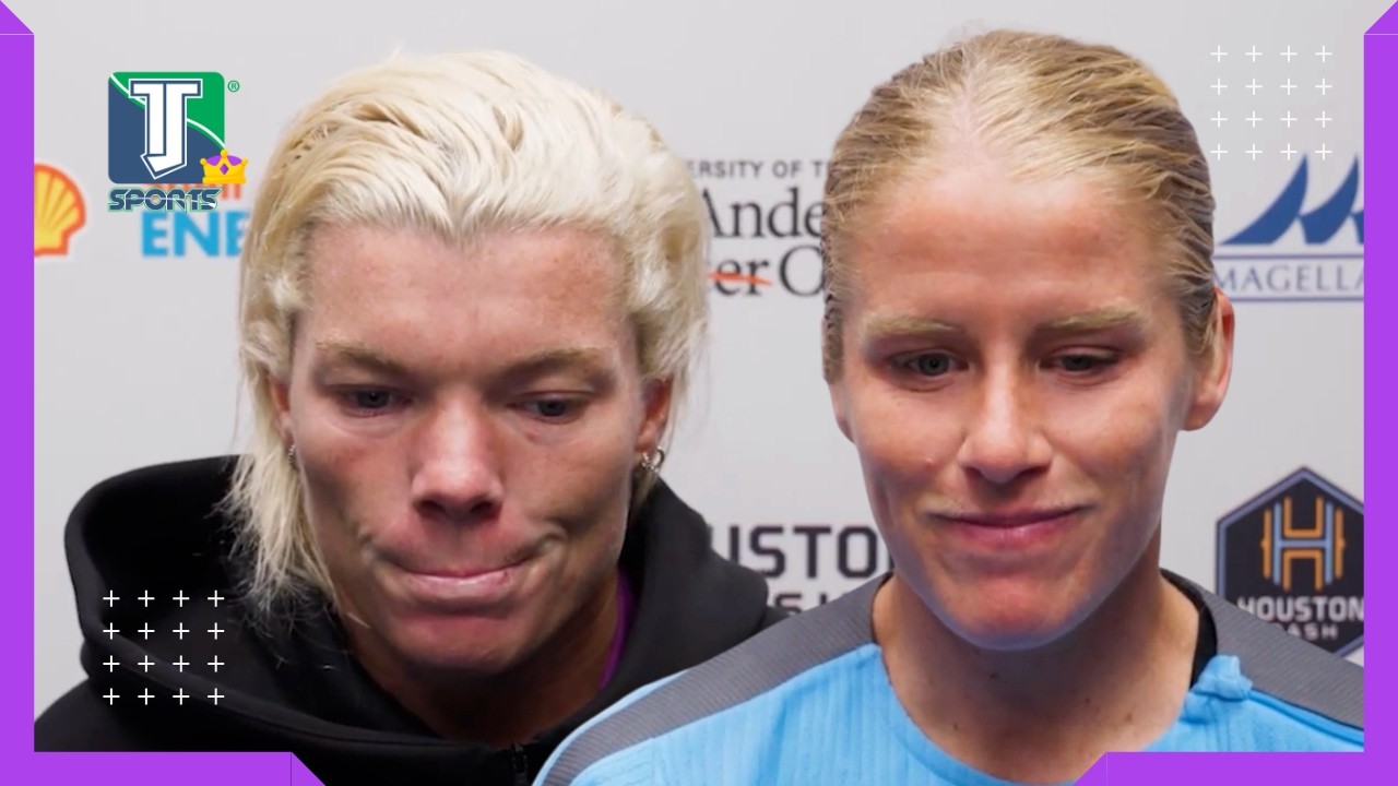 Джейн Кэмпбелл и Макензи Роббе обсуждают победу команды Houston Dash над San Diego Wave.