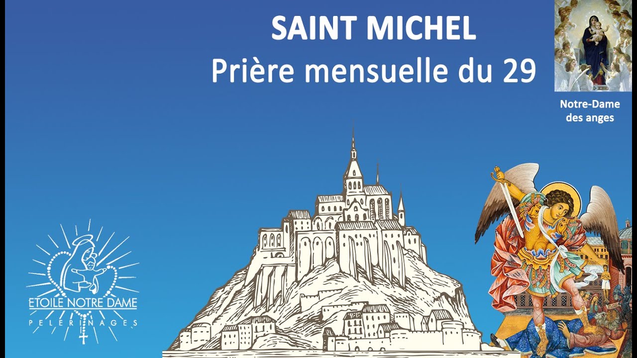 Prière mensuelle du 29 à saint Michel archange