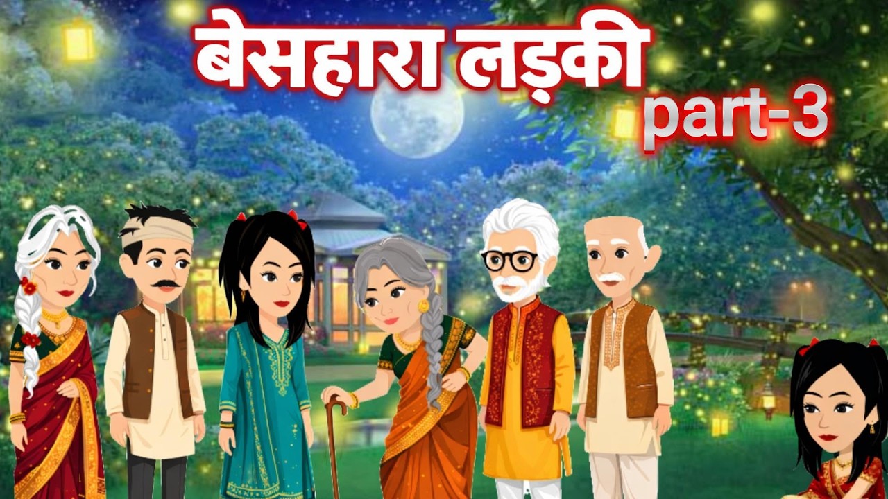 बेसहारा लड़की  part-3 | Besahara  Ladki | Moral  Story | Animation  Kahani | Bedtime Story | Cartoon
