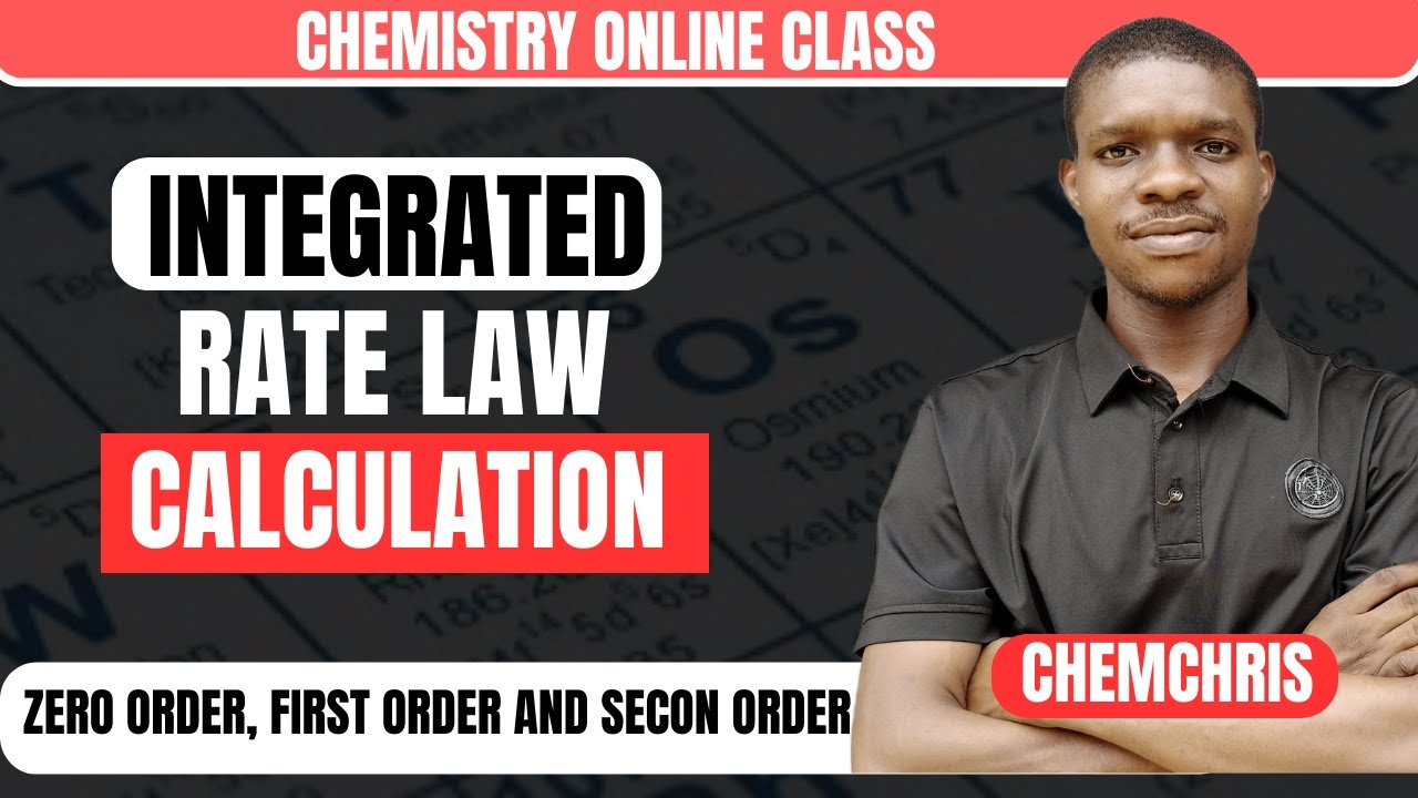 Integrated Rate Law Calculation - [zero order, First order and second order Calculation]
