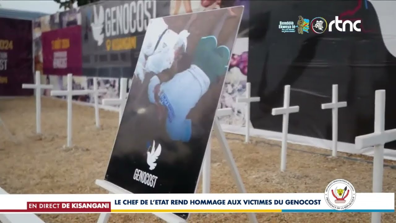 HOMMAGE DU CHEF DE L'ETAT AUX VICTIMES DU GENOCOST