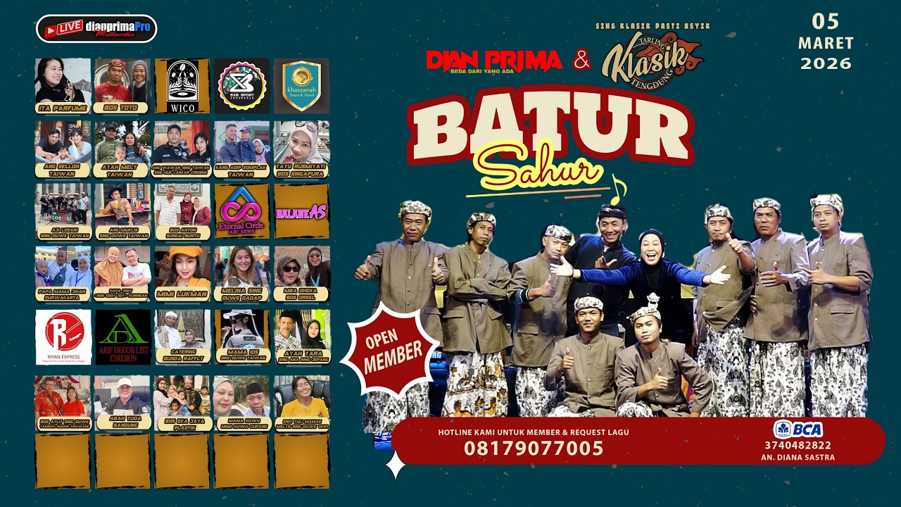 🔴BATUR SAHUR Tarling Klasik Tengdung || 05 Maret 2026