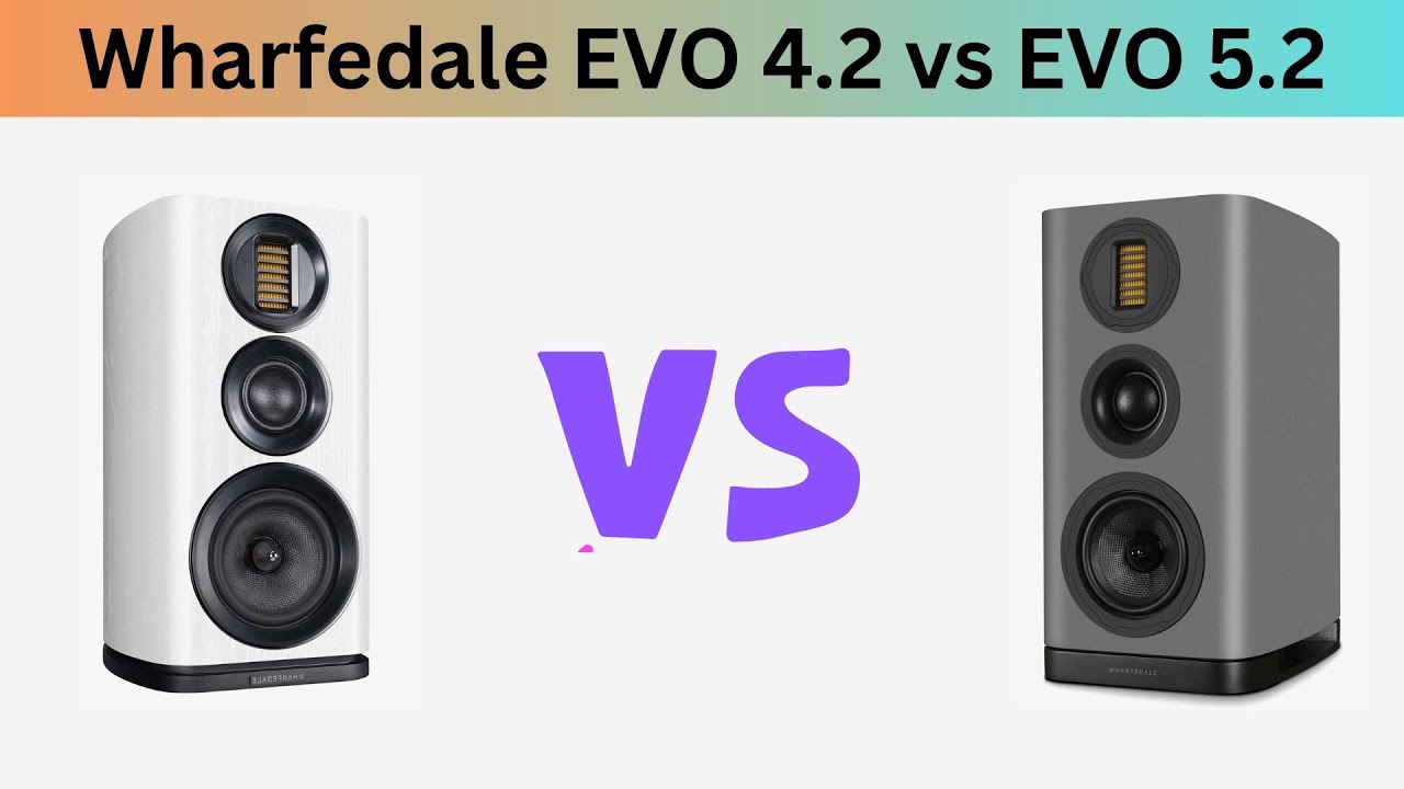 Wharfedale EVO 4.2 vs. EVO 5.2 #speakercomparison #bookshelfspeaker