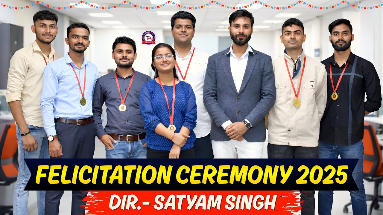 जुनून और ज़िद से मिलती है सफलता😍।felicitation Ceremony। By Satyam Singh। तर्क अकादमी।#results