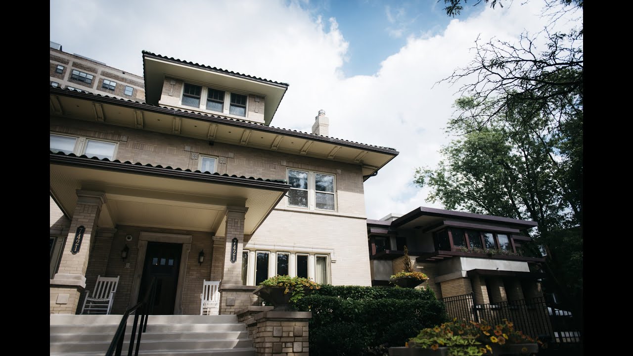 Neighbor Lang House Chicago | Frank Lloyd Wright's Emil Bach House