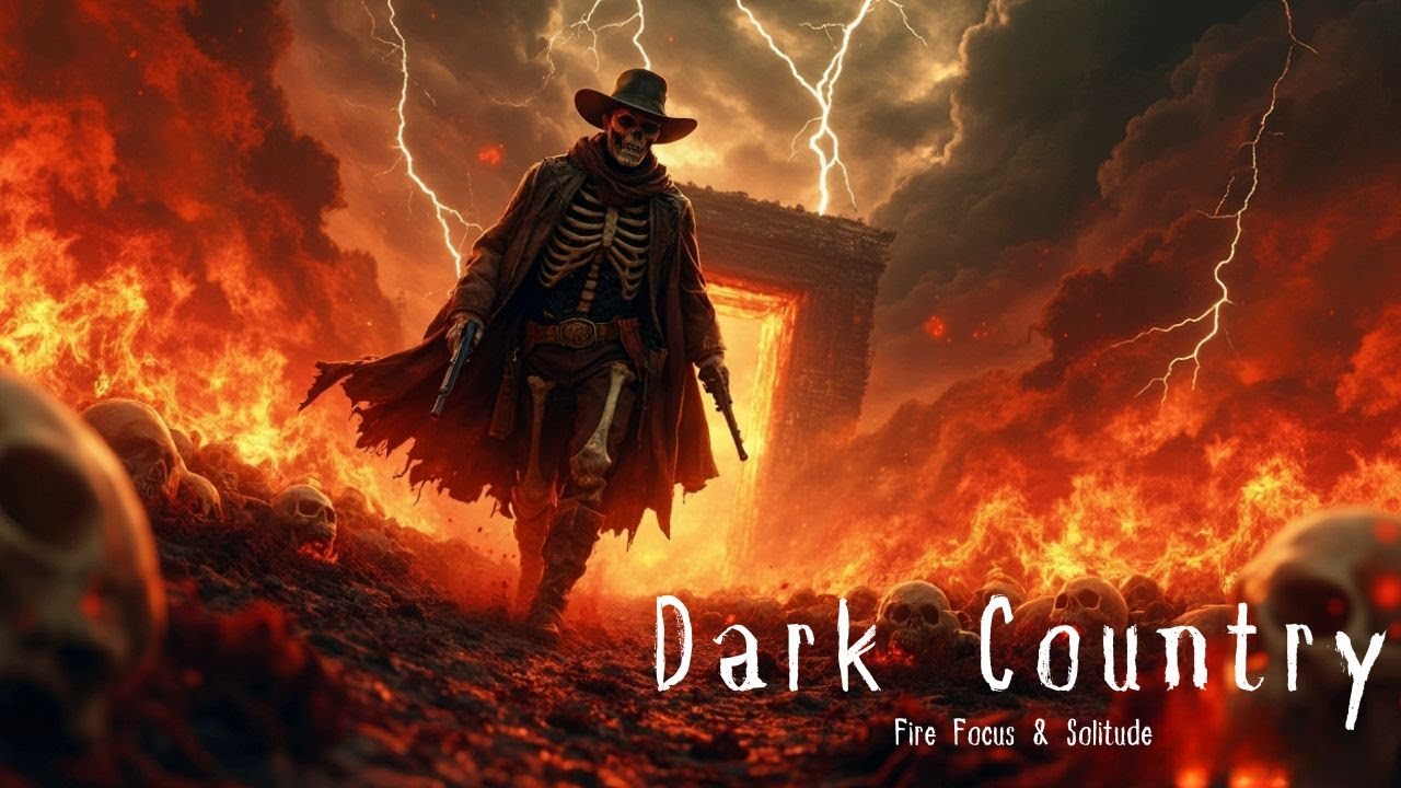The Hellfire Gunslinger – Undead Cowboy Walks Through Flames of Damnation - Dark Country Playlist