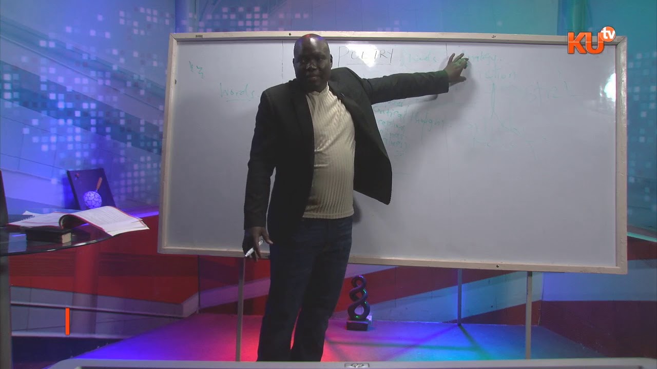 . English- Form 4. Topic : Poetry. Tr. Otoa Sifuna