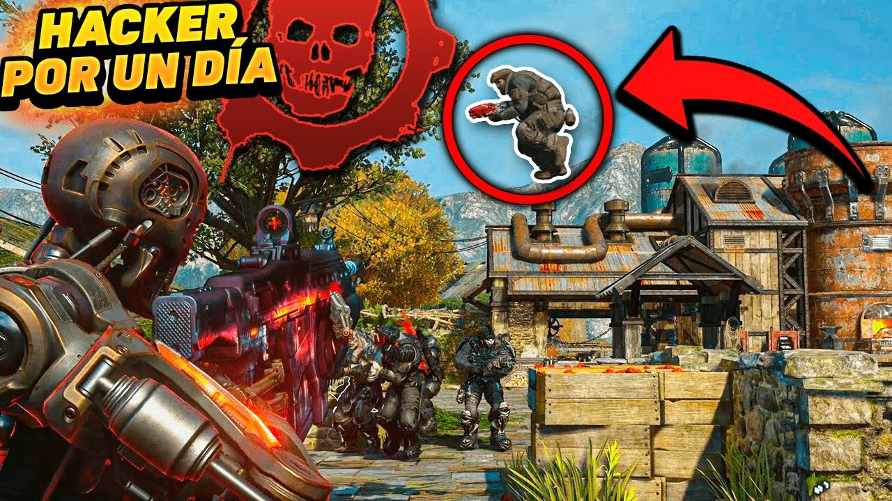 JUGANDO CON LA CUENTA DEL DR. SIMI EN GEARS 5 POR UN DÍA... ASÍ SE VEN LOS H4KS EN GEARS OF WAR!!