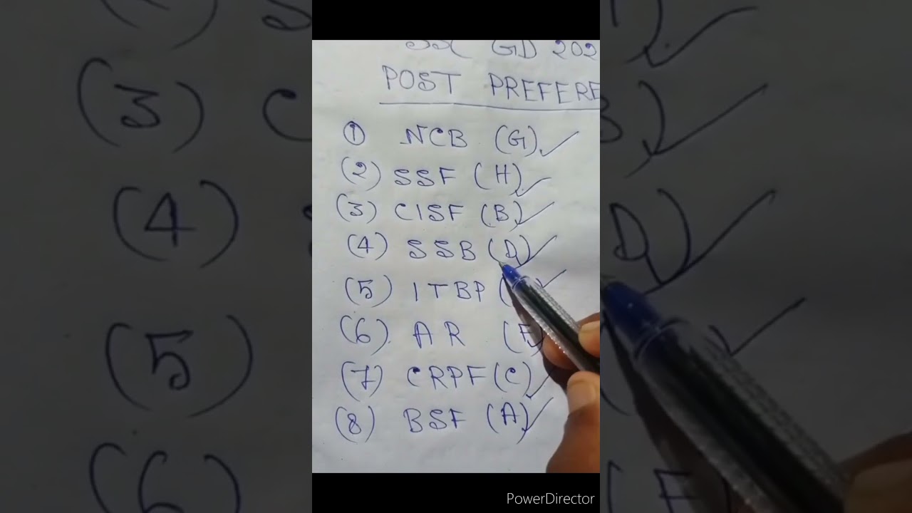 ssc gd post preference.ssc gd post choice.ncb/ssf/cisf/ssb/itbp/ar/crpf/bsf ssc gd 2022..ssc gd exam