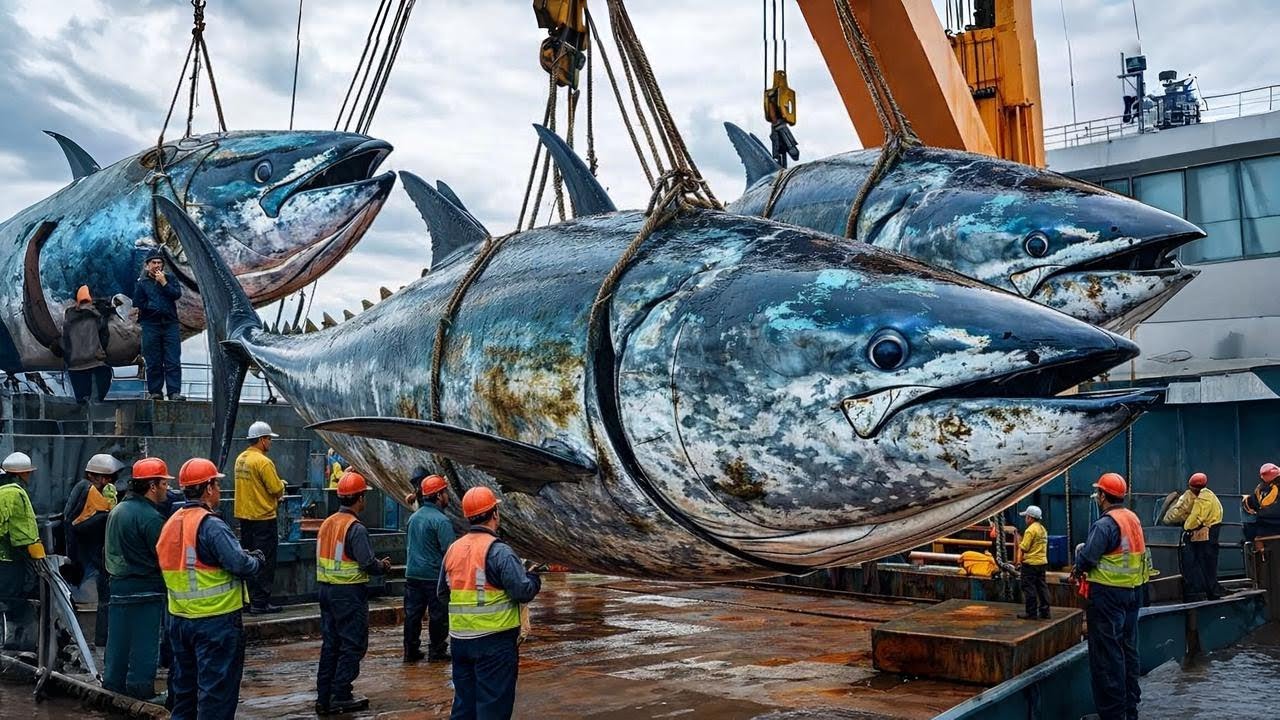 Wie Fischer riesige Blauflossen-Thunfische fangen, die Millionen Dollar wert sind