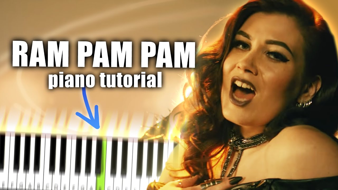 BESS - Ram pam pam | PIANO TUTORIAL