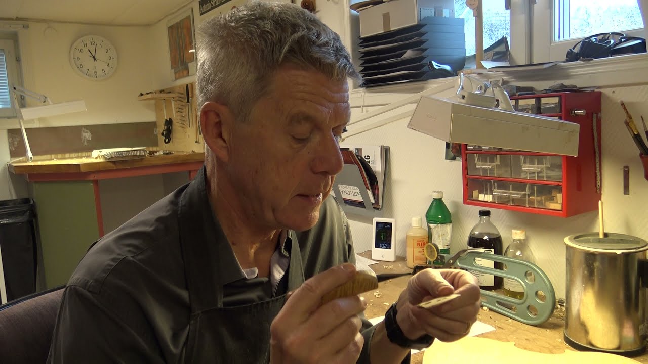 Violin maker Peter Westerlund Part 90. Bridge tuning