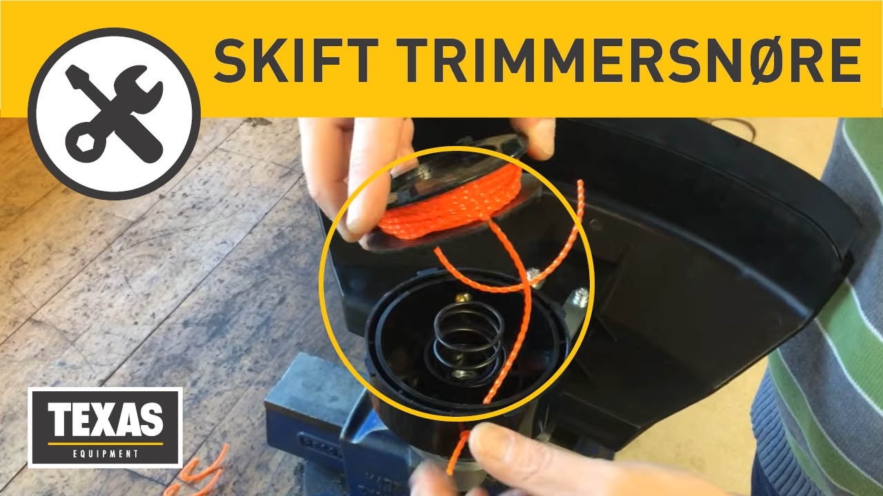 Skift af trimmersnøre