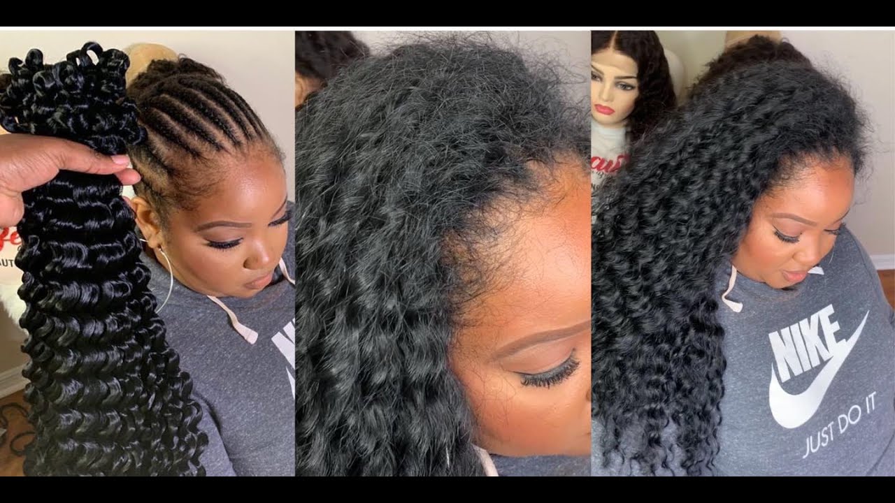 #485. КАК СДЕЛАТЬ ПРЯМУЮ ПРЯДЬ С ПОМОЩЬЮ ВЯЗАНИЯ КРЮЧКОМ; DALVA HAIR, ebonyline.com