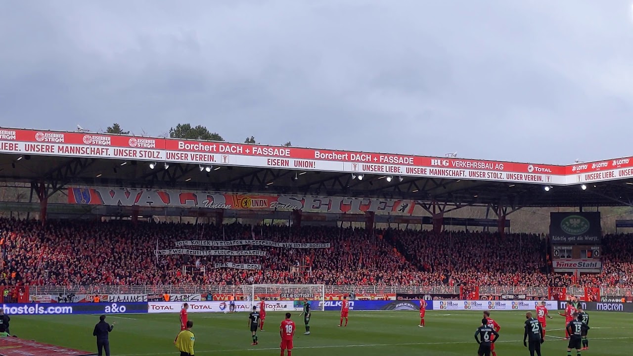 2020.03.01 1.FC Union Berlin - VfL Wolfsburg protest against Ditmar Hopp.