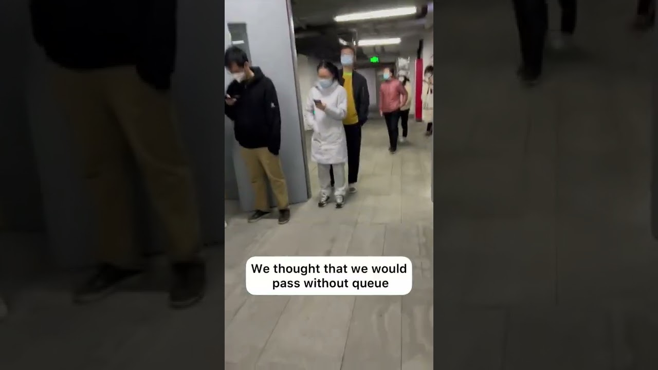 Covid-19 test queue in China | Очередь на ПЦР тест 