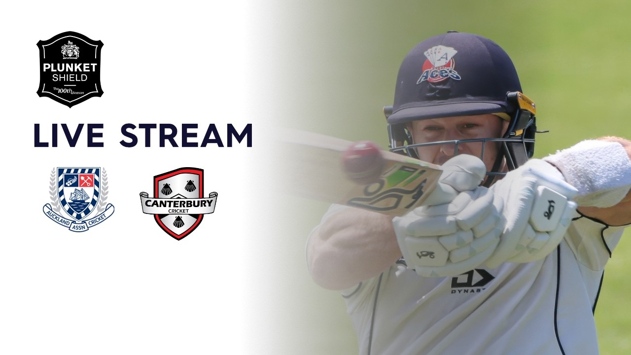 DAY 2 LIVE | Auckland Aces v Canterbury - Plunket Shield