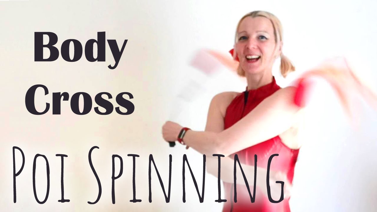 Body Cross Poi Move | Beginner Poi Spinning EASY STEPS | Learn how to spin poi