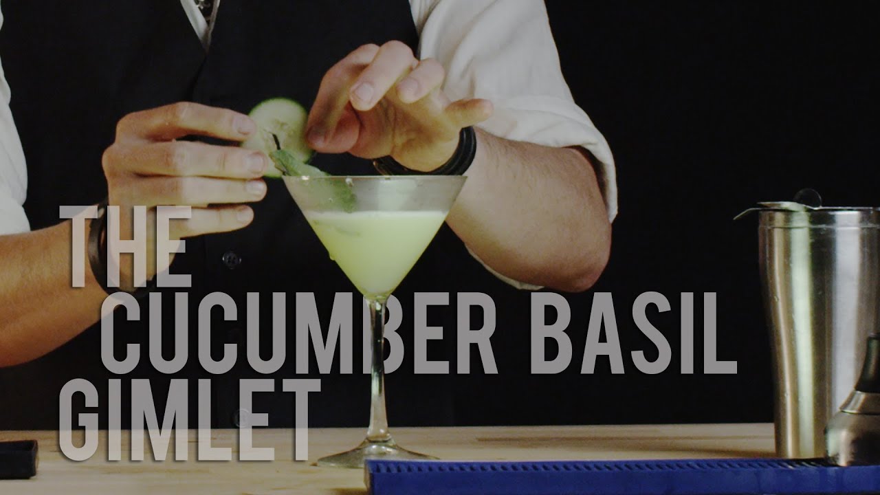 How to Make The Cucumber Basil Gimlet - Best Drink Recipes