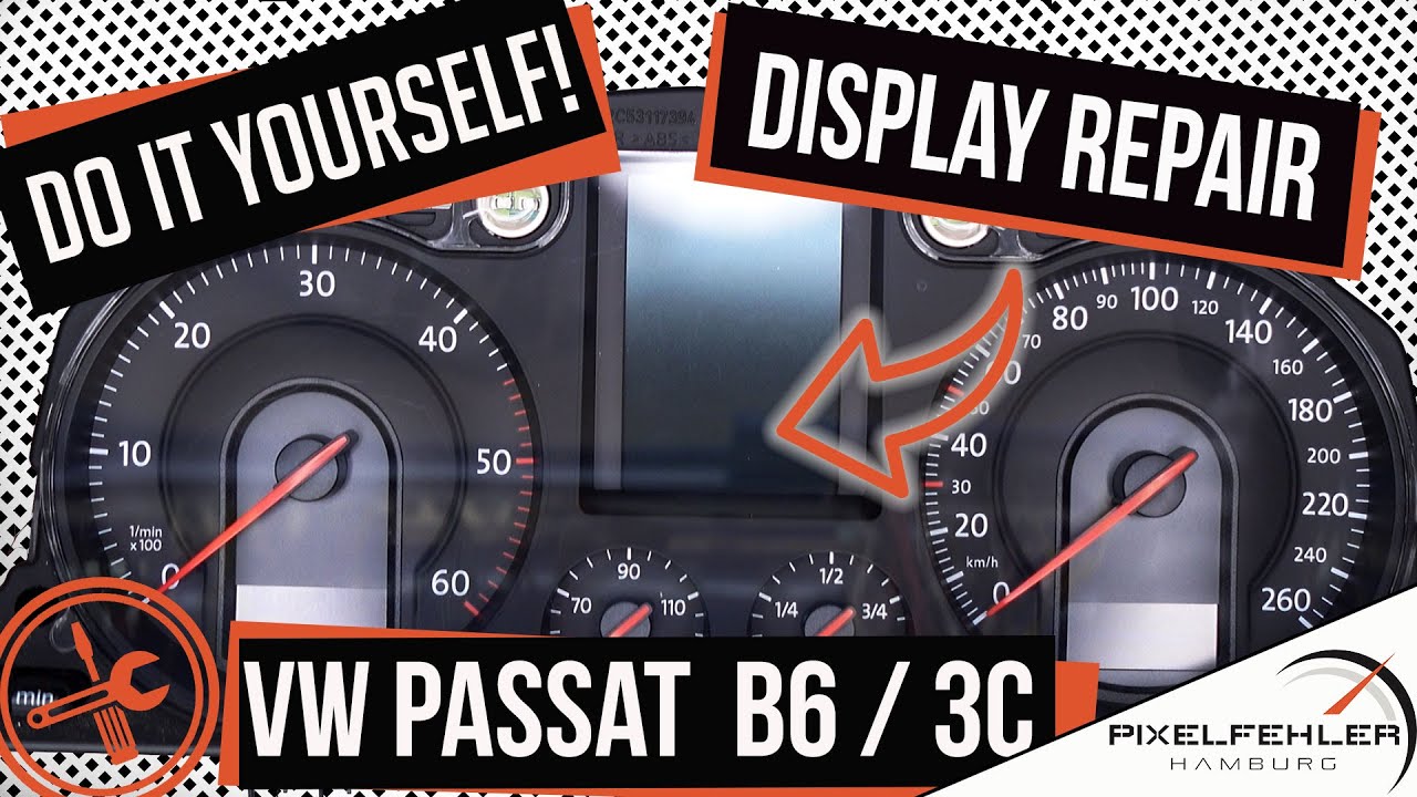 VW Passat Display exchange and repair in 5 Minutes! Very easy!