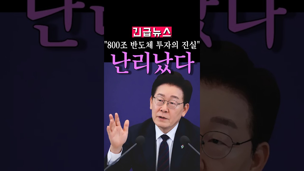 (속보)'800조 반도체 투자의 진실' 정정 공시의 충격