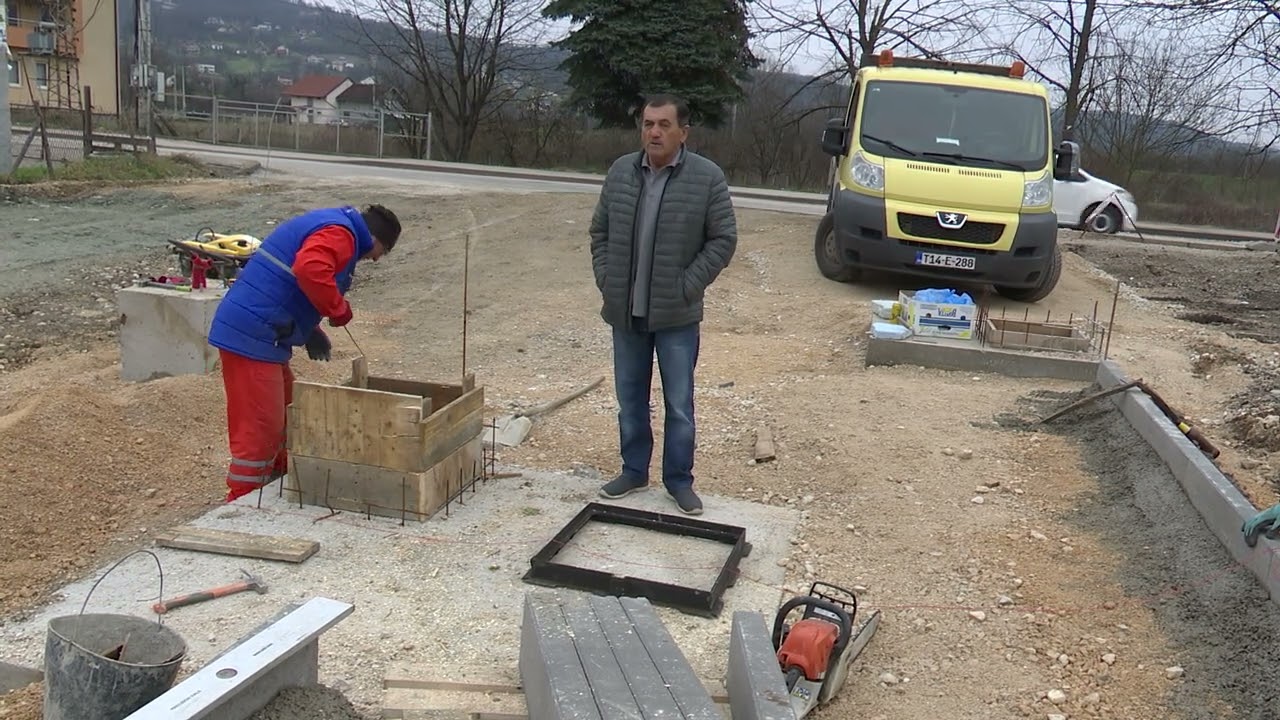 OBIAZAK RADOVA NA IZGRADNJI MOSTA U ČESMI NA CRNI PETAK 13. 12. 2024.