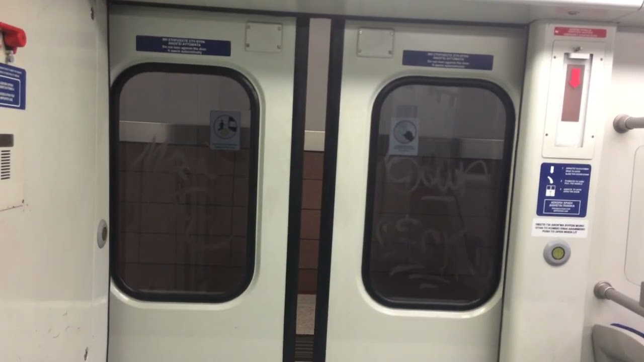 Athens metro ride from Alimos to Elliniko