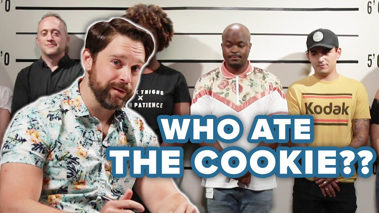 Private Investigator Guesses Who Stole The Cookie Out Of A Lineup