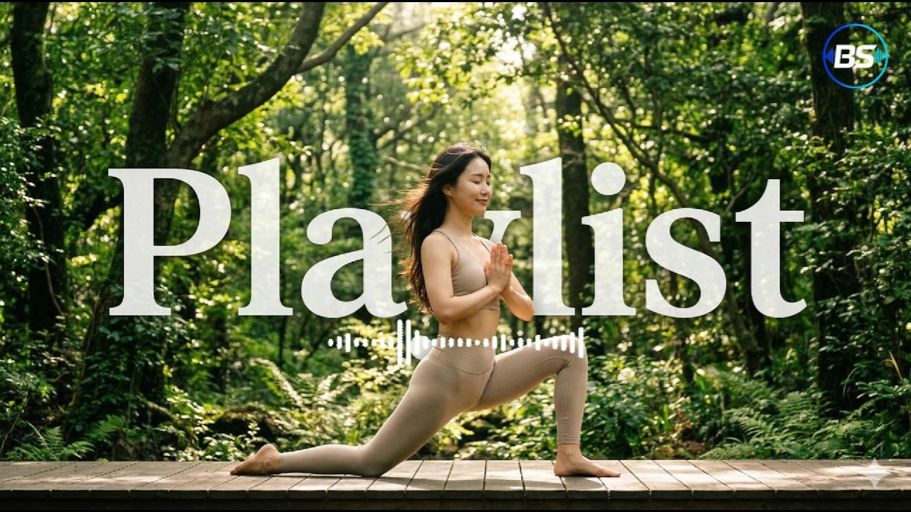 [Playlist] 제주도 숲에서 요가하는 기분... 1시간 순삭 감성 로우파이