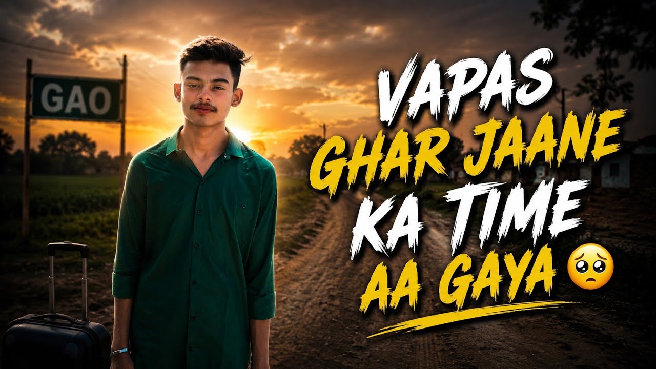 Vapas ghar jaa rahe hai 😟