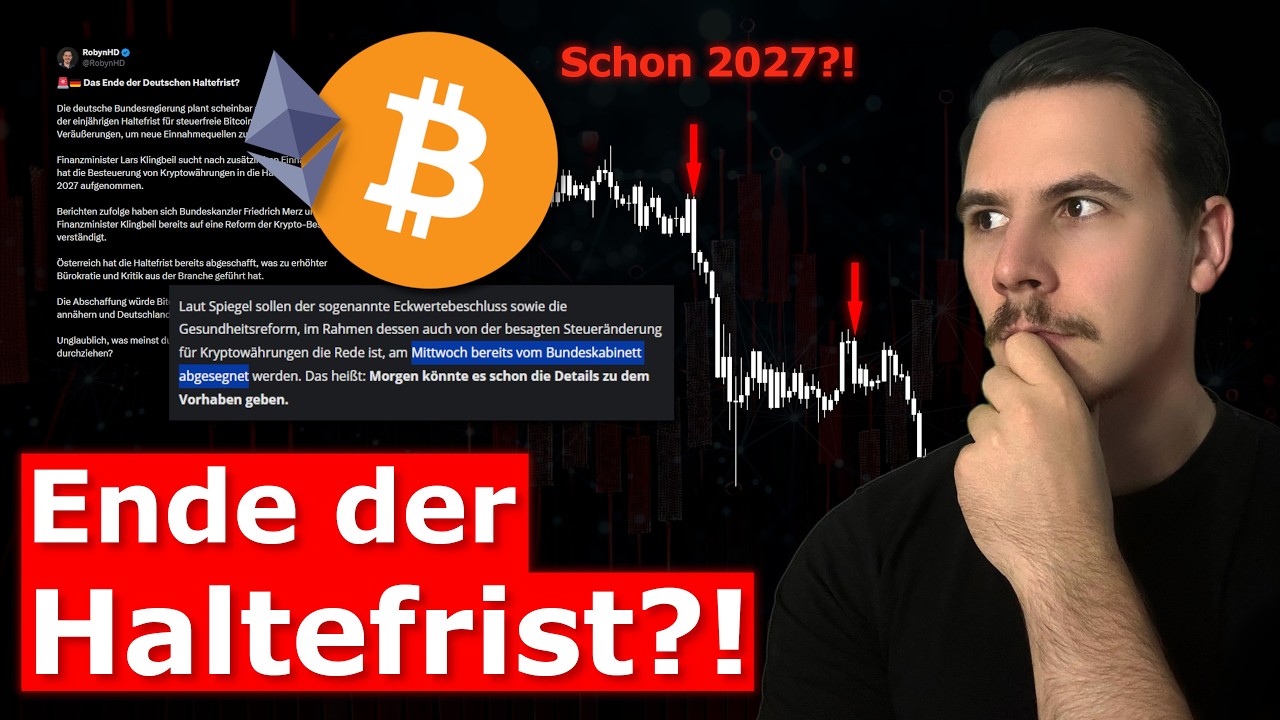 UNGLAUBLICH: Hat Merz DAS ENDE der Bitcoin- & Krypto-Haltefrist Bereits Abgesegnet?!