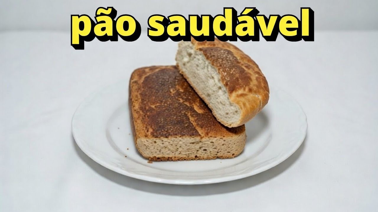 PÃO SAUDÁVEL CASEIRO | Fácil, Rápido e Muito Saboroso