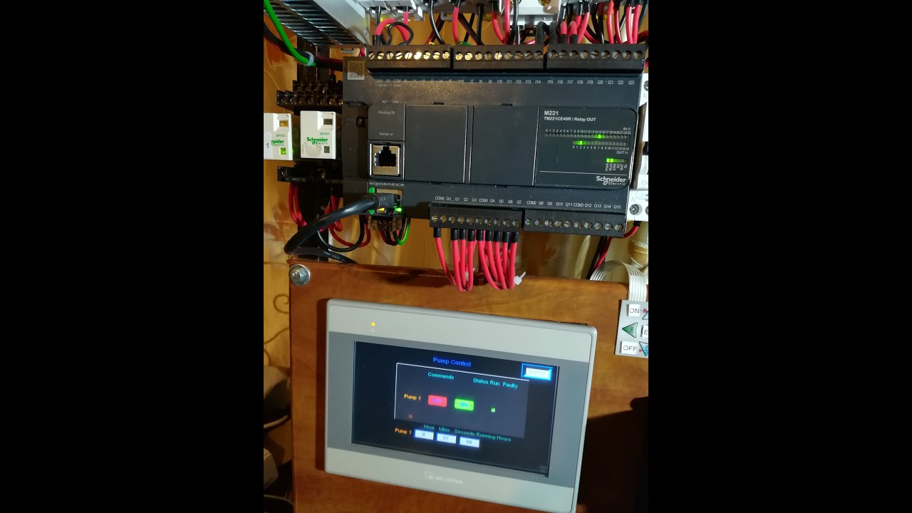 Basic programming for PLC & Human Machine Interface (HMI)