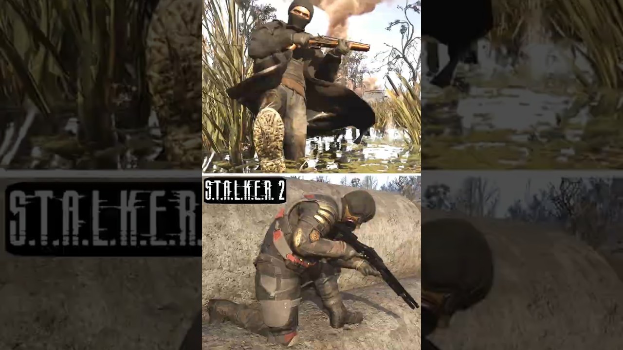 ☢️ STALKER 2's New Combat AI Is Amazing 🤔 But Sometimes Looks Weird! #Shorts #Stalker2 #games