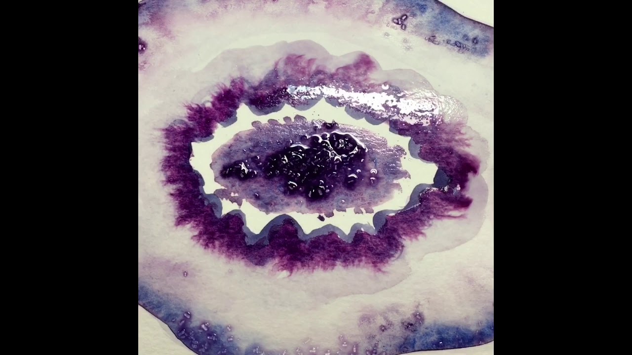 Paint a Watercolor Geode with Me, Y’all!