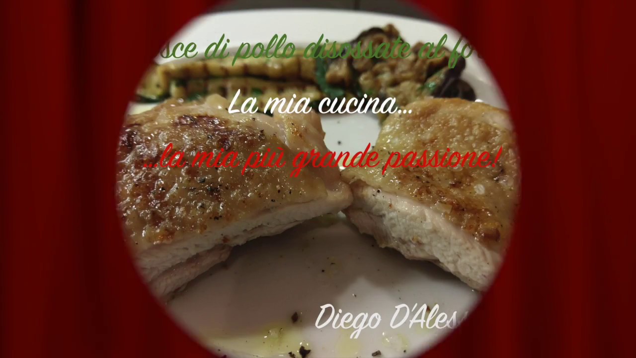 Cosce di pollo disossate al forno