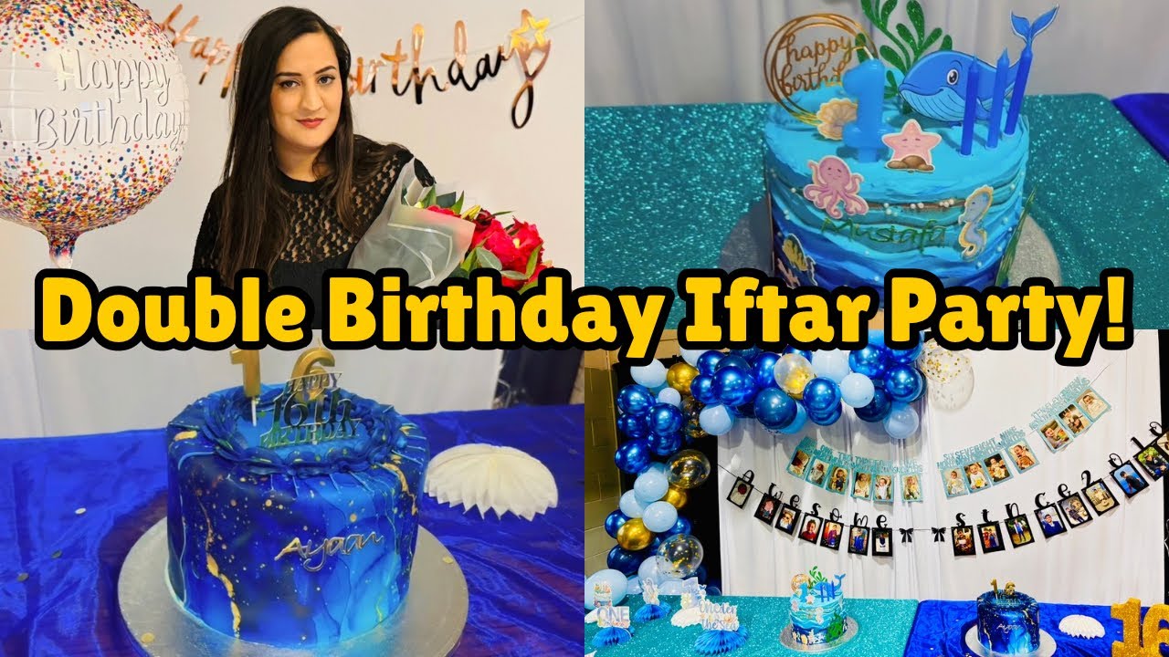 Nottingham to Derby Family Iftar Party | Double Birthday Vlog 🎉🌙