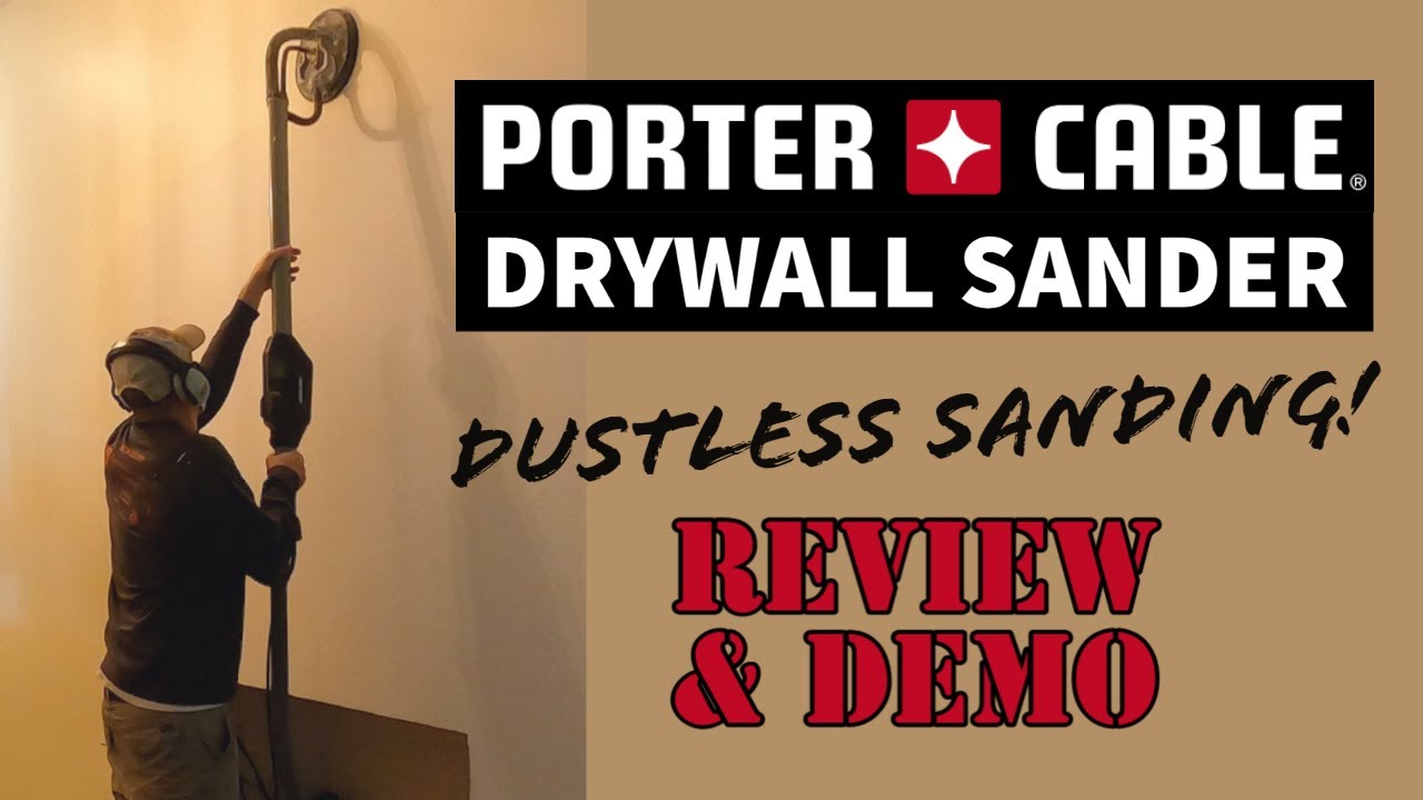 Porter Cable 7800 Drywall Sander Review & Demo