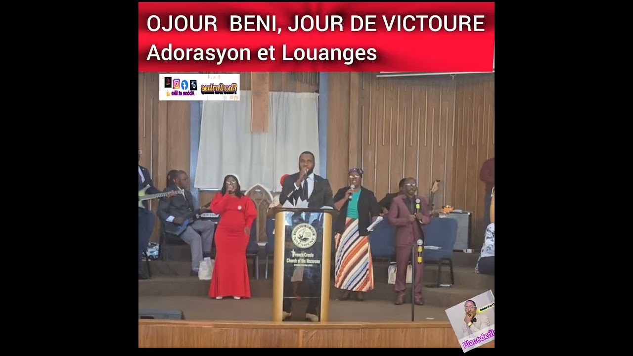 OJOUR BENI, JOUR DE VICTOIRE/ ADORATION ET LOUANGES  / Avèk Fr  Jean 