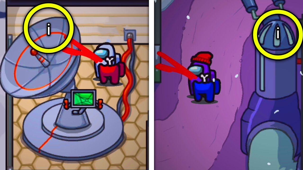 200 IQ Among Us Hiding Spots..