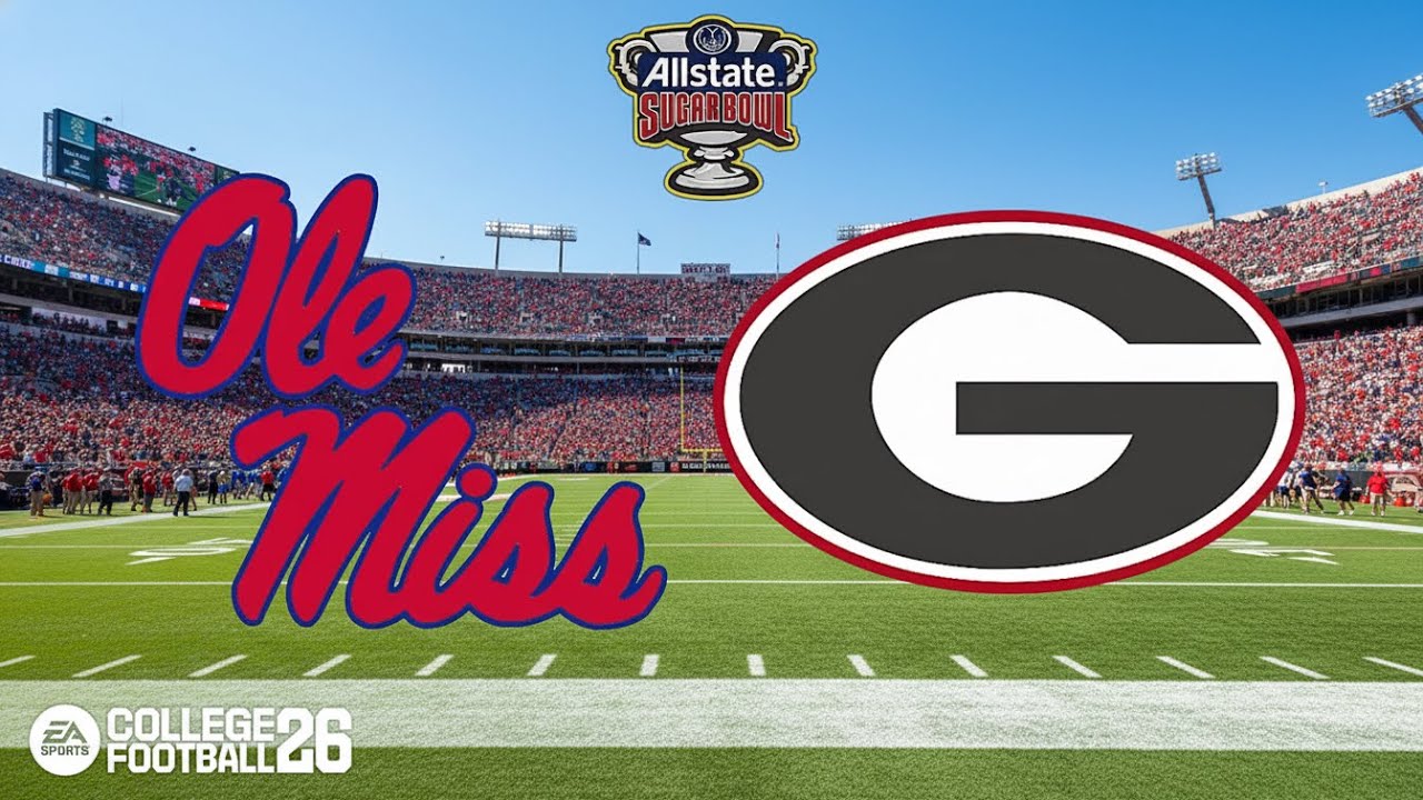 Ole Miss Rebels vs Georgia Bulldogs | 2025 Sugar Bowl Game