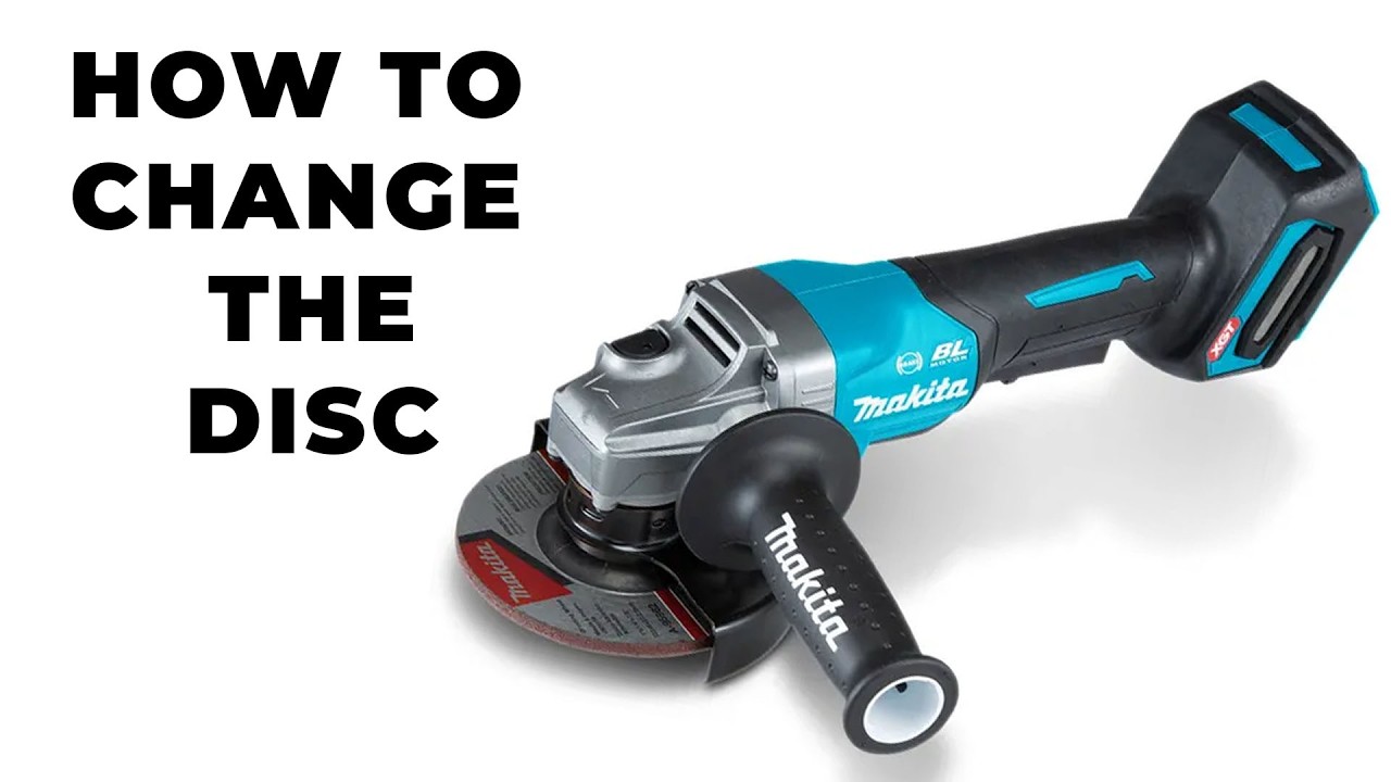 How to Change the Disc in Makitas 40V Grinder