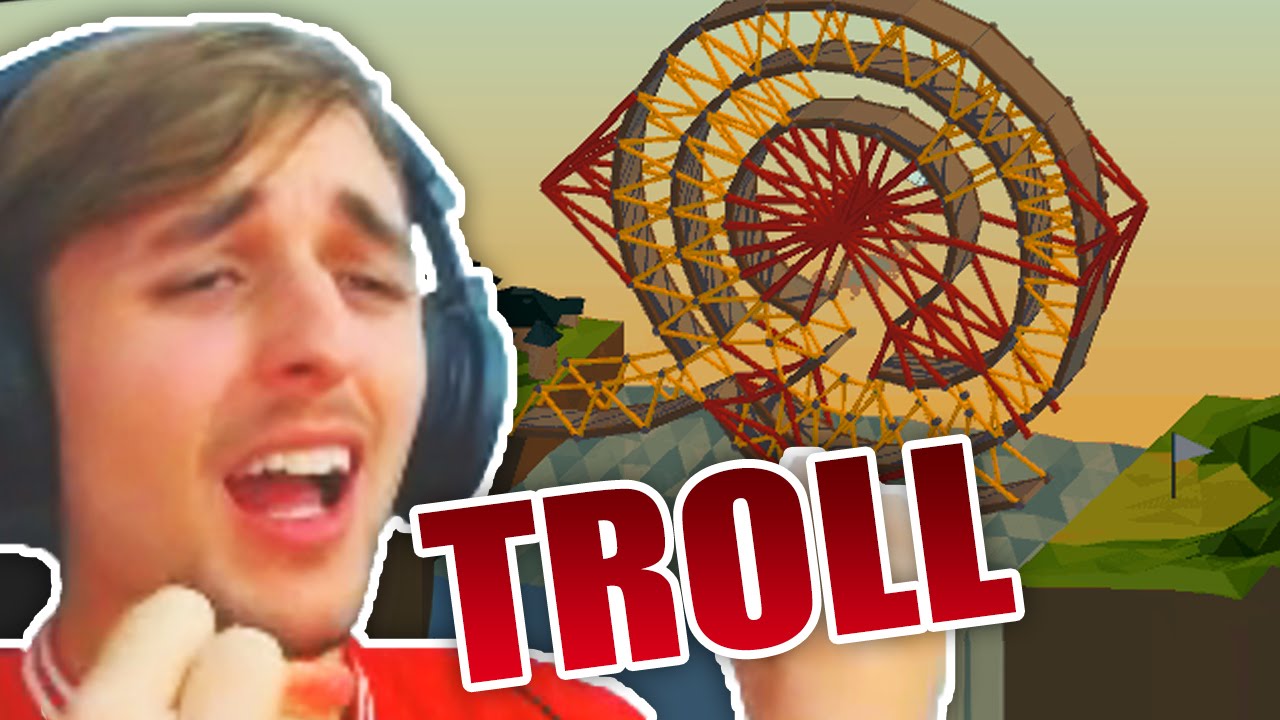 GAMEPLAY DEL PUENTE TROLL... AL INFIERNO! | Poly Bridge